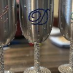 Blinged Wine Tumblers with Stem